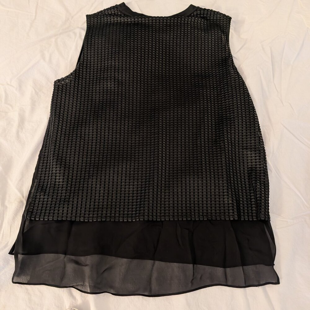 VINCE Black Sleeveless Tank Top - Size L